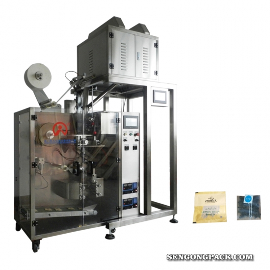 Машина для изготовления чайных пакетиков из плоского нейлона/нетканого материала